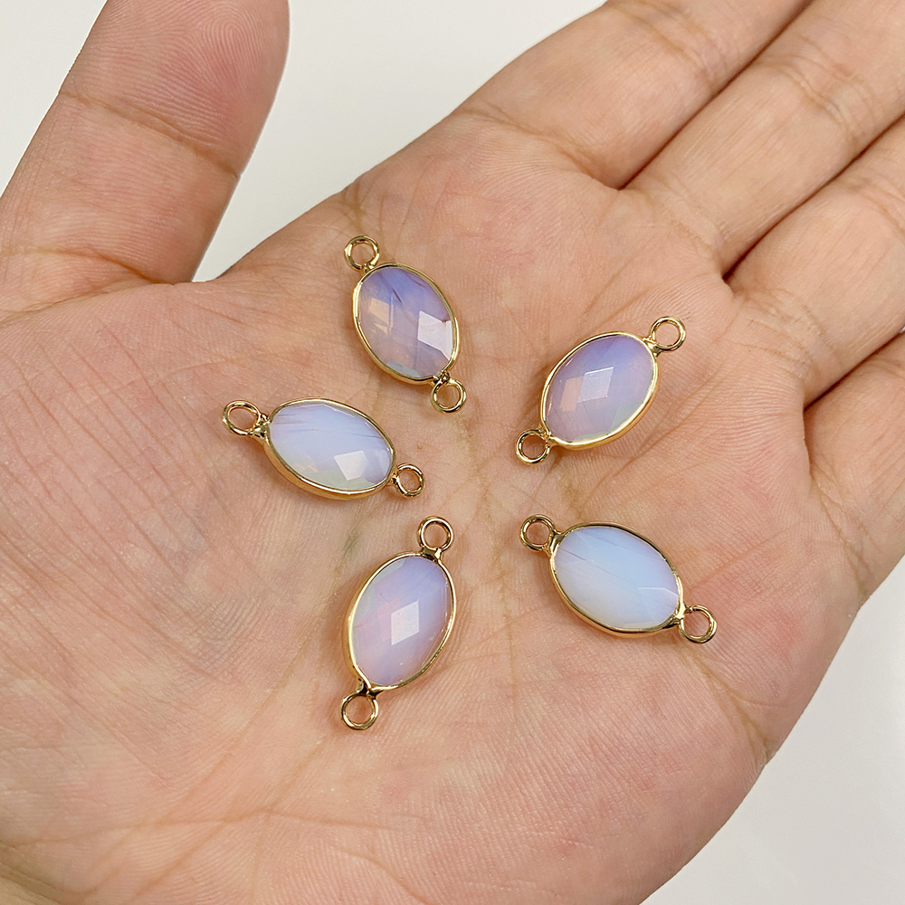 3Pcs Faceted Natural Stone Pen - Crystal Pendant Necklace Natural Stone recension och pris