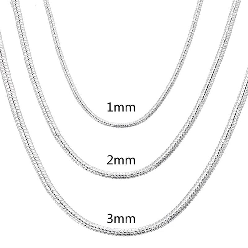 40-75cm 925 Sterling Silver 1M - Cuban Link Chain 12Mm recension och pris