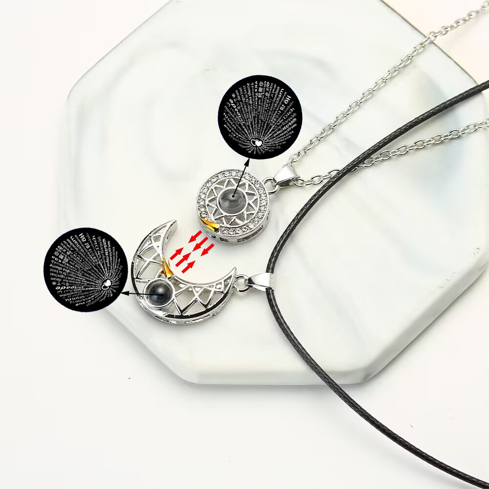 Fashion Couple Matching Neckla - Magnetic Couple Matching Necklaces recension och pris