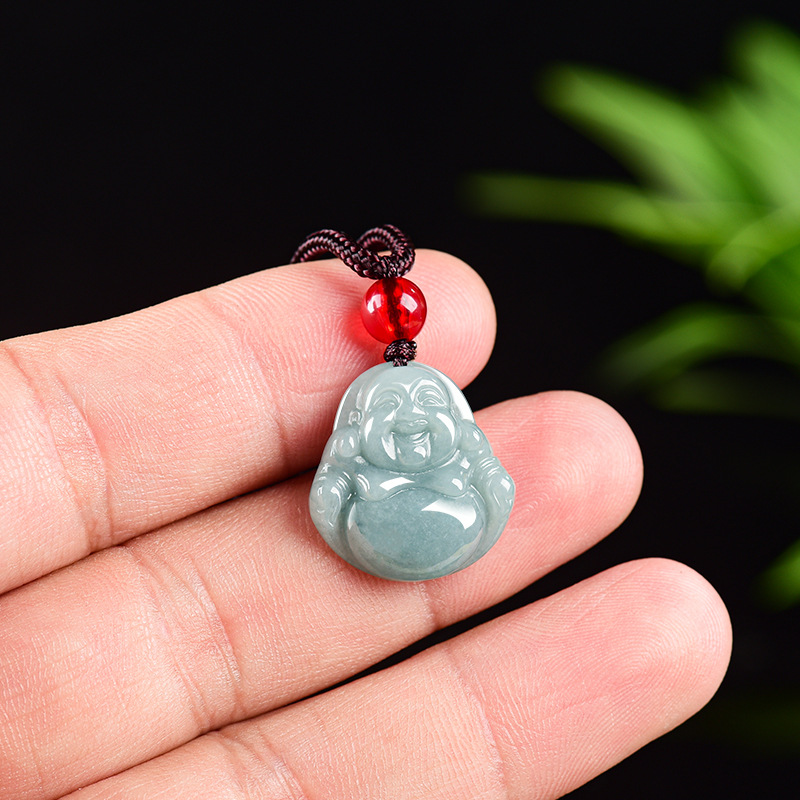Myanmar Jadeite Guanyin Buddha - Necklaces recension och pris