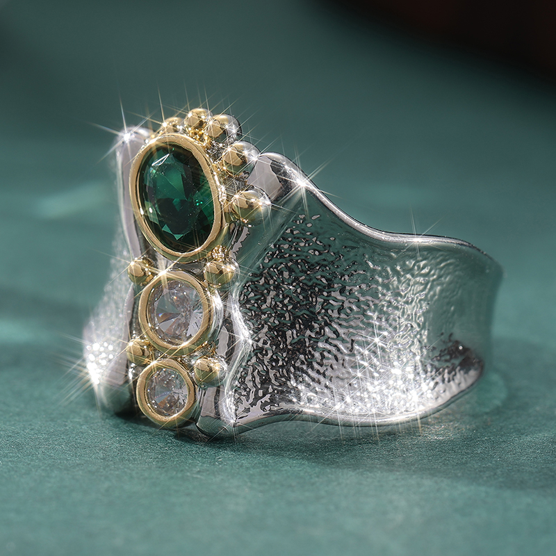 Vintage Two Color Inlaid White - Rings recension och pris