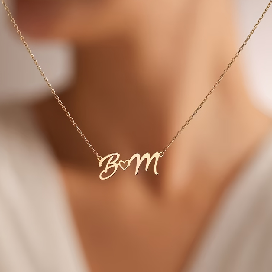 Custom Name Necklaces for Wome - Custom Name Necklace Stainless Steel recension och pris