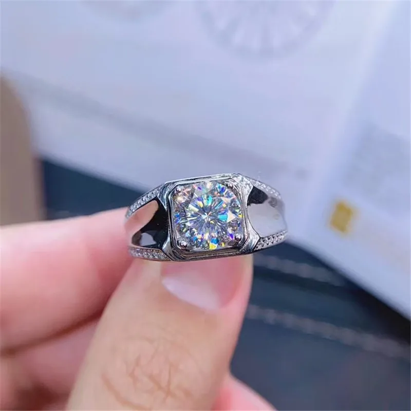Real Moissanite Ring for Man F - Rings recension och pris