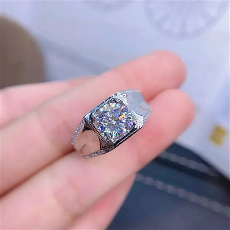 Real Moissanite Ring for Man F - Rings recension och pris