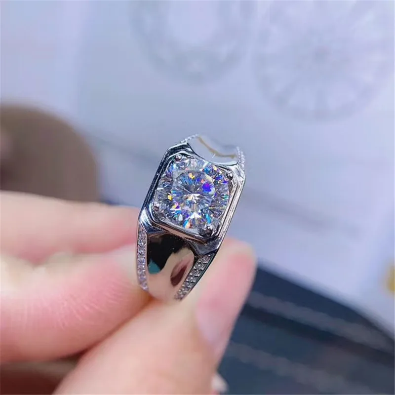 Real Moissanite Ring for Man F - Rings recension och pris