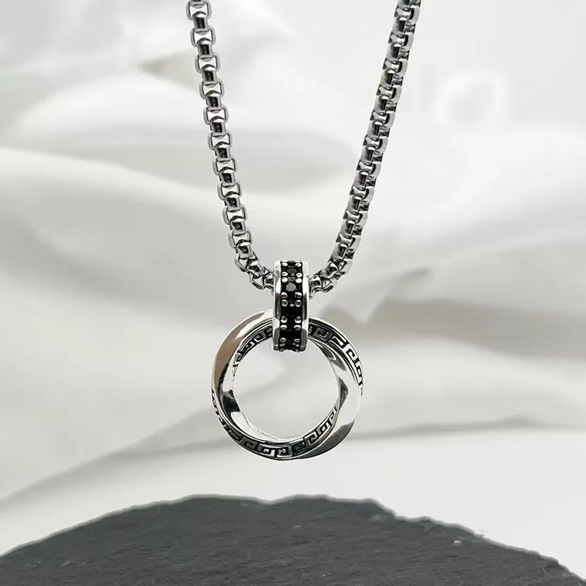 New 925 Sterling Silver Neckla - 925 Sterling Silver Chain Necklace Men recension och pris