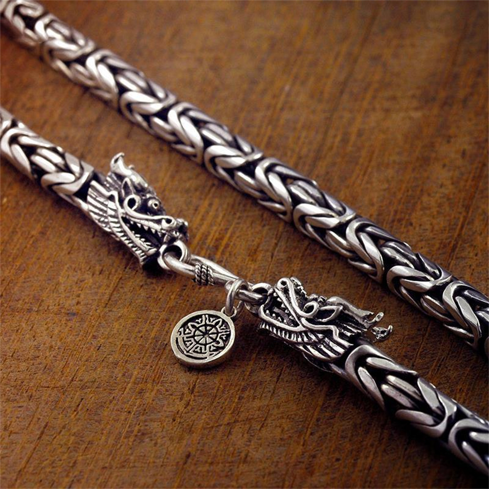 OUYADI Men 925 Sterling Silver - 925 Sterling Silver Chain Necklace Men recension och pris