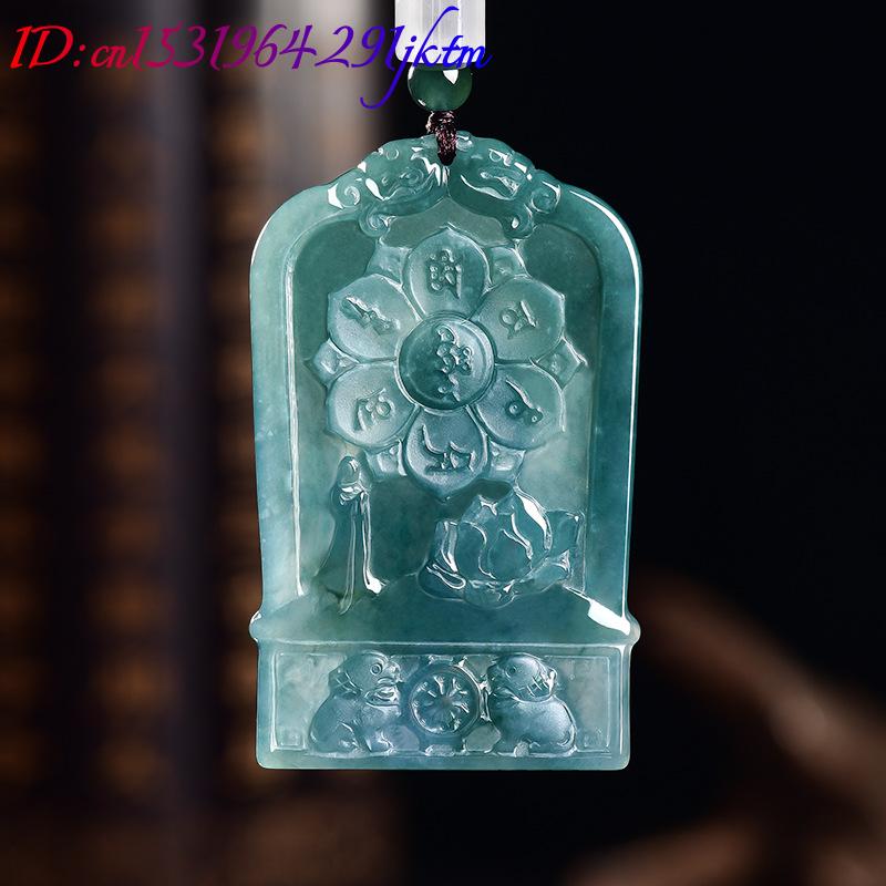 Natural Burmese Jadeite Guanyi - Necklaces recension och pris