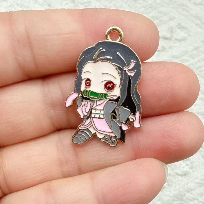 Demon Slayer DIY Accessories A - Anime Pendant Necklace recension och pris