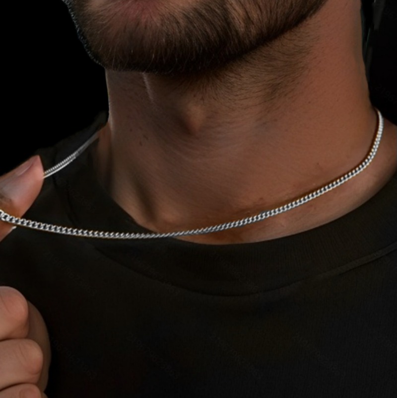 2mm Men's Cuban Chain Necklace - Cuban Link Chain 12Mm recension och pris
