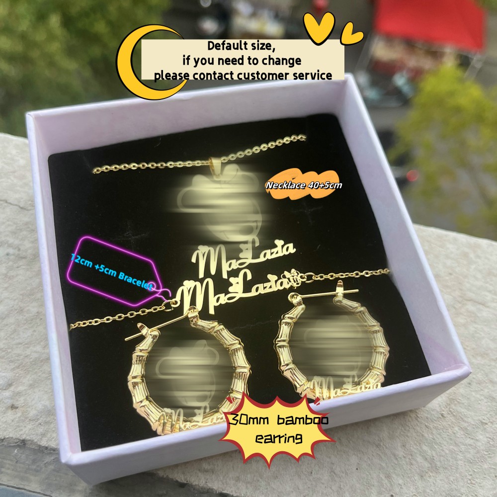 DUOYING Custom Character Jewel - Custom Name Necklace Stainless Steel recension och pris