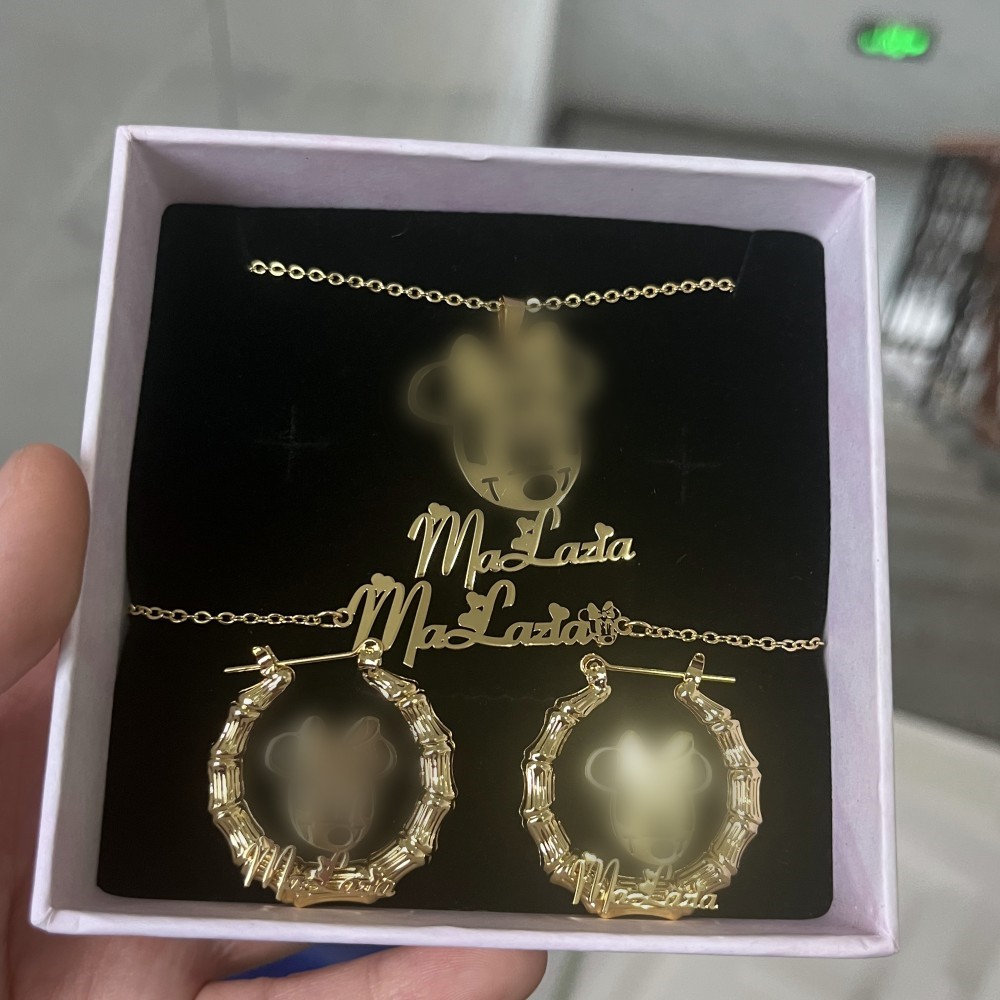 DUOYING Custom Character Jewel - Custom Name Necklace Stainless Steel recension och pris