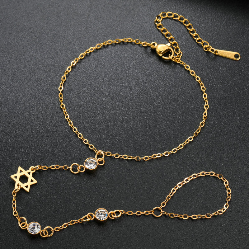 Jewish Star of David Hebrew Le - Bracelets recension och pris