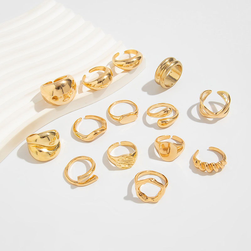 Fashion Vintage Metal Rings Fo - Vintage Punk Knuckle Rings Set recension och pris