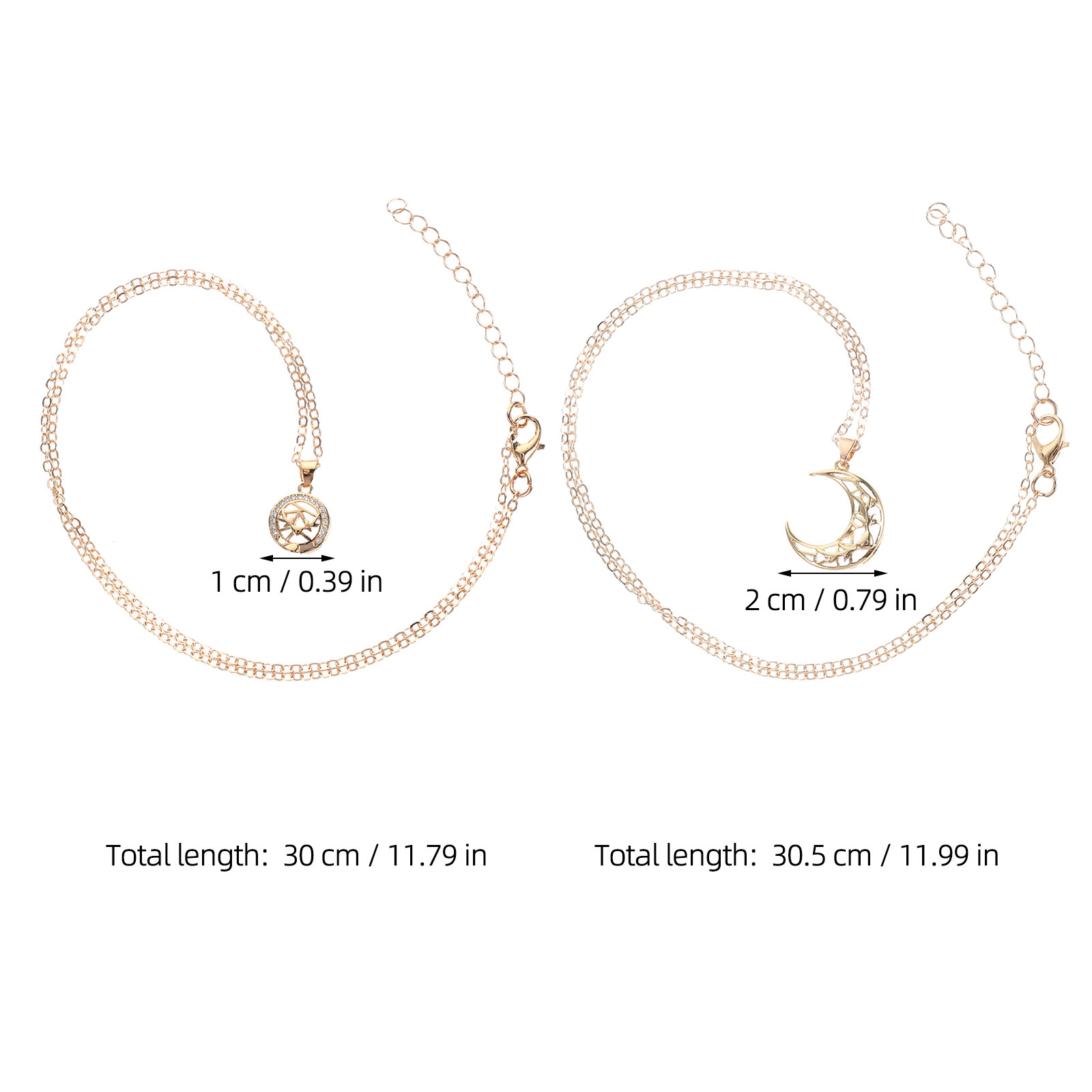 1Pair Sun Moon Necklace Couple - Magnetic Couple Matching Necklaces recension och pris