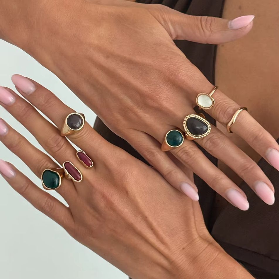 IngeSight.Z 7Pcs/Set Punk Tren - Vintage Punk Knuckle Rings Set recension och pris