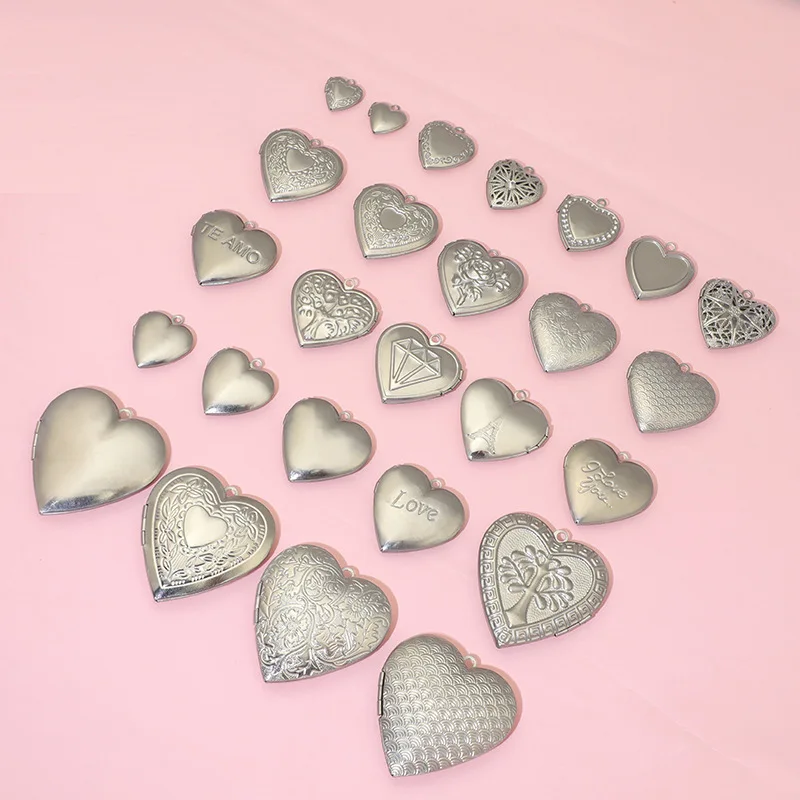 BoYuTe (20 Pieces/Lot) 316 Sta - Heart Locket Necklace Photo recension och pris