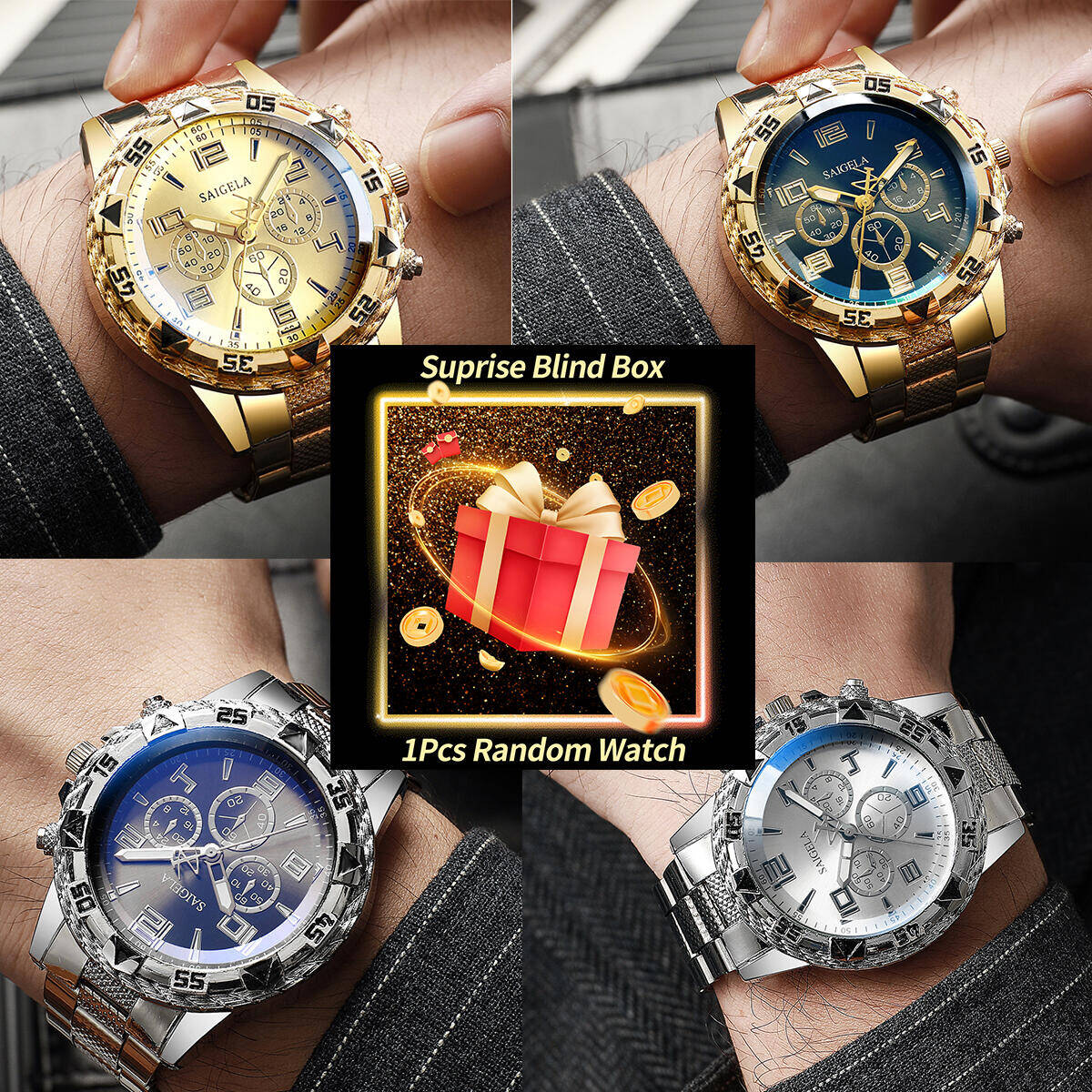 1PC Surprise Mystery Watch Bli - Watch Accessories recension och pris