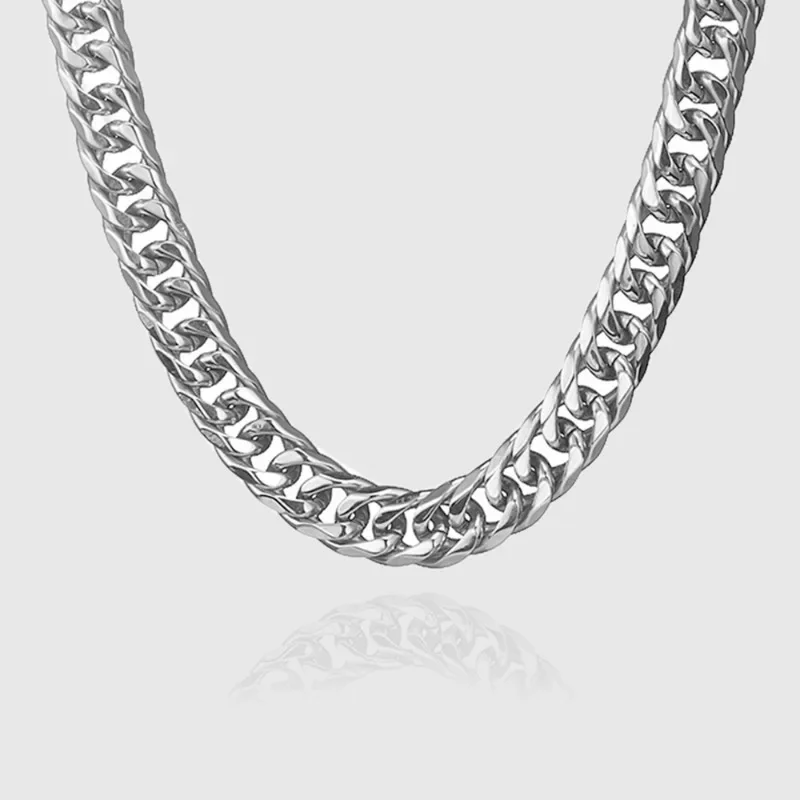 925 Sterling Silver 45-60cm 10 - Cuban Link Chain 12Mm recension och pris