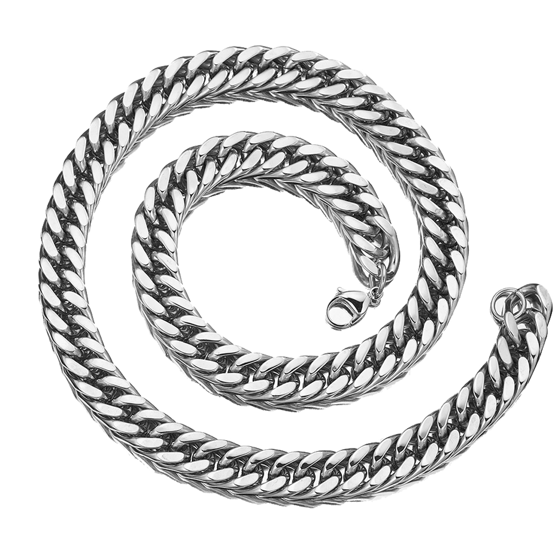 8mm-19mm Any Length Heavy Poli - Cuban Link Chain 12Mm recension och pris
