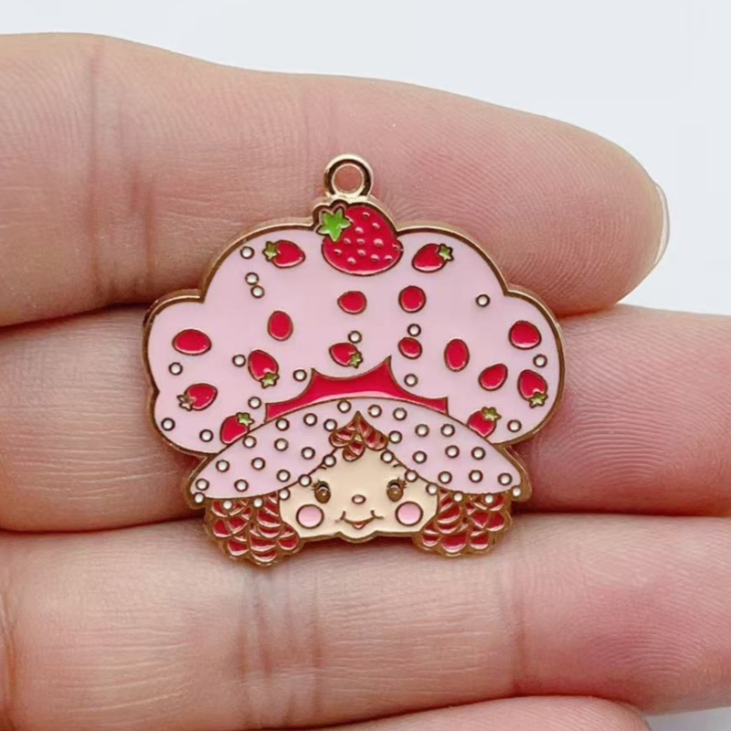10pcs Cute Little Girl Enamel  - Earrings recension och pris