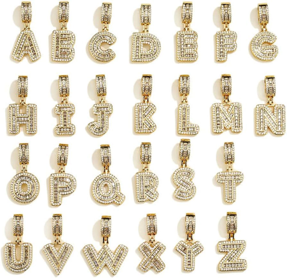 Real 18K Gold Plating Initial  - Initial Letter Necklace 18K Gold recension och pris